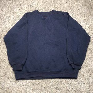 Jennifer Moore Sweater Womens Small Blue Long Sleeves Crew Neck Casual Outdoor